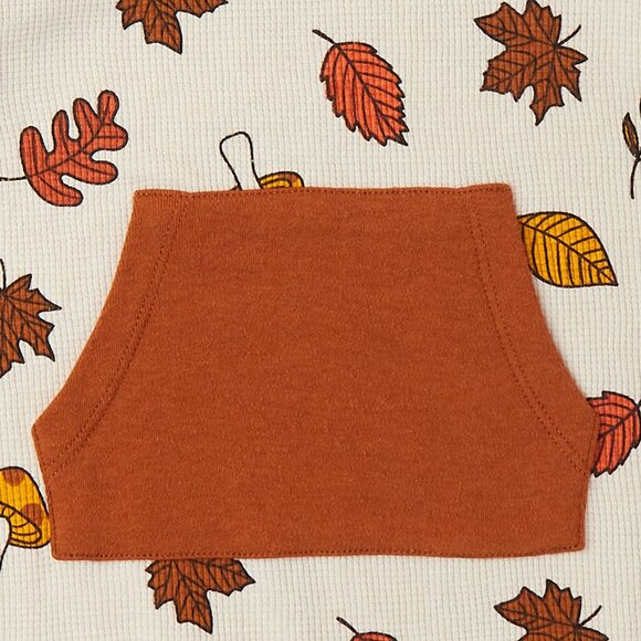 2 Autumn Baby Rompers 3-6 months Yes ! Listing is for the set of 2 Cute Onesies - Picture 5 of 7